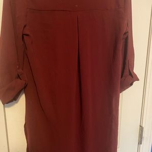 Long back and short front chiffon top